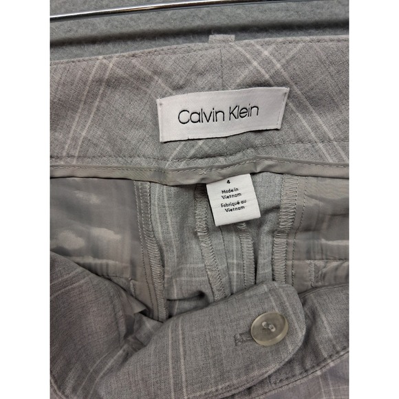 Calvin Klein Women's Dress Pants Gray, Pockets, Size 4 - Picture 3 of 8